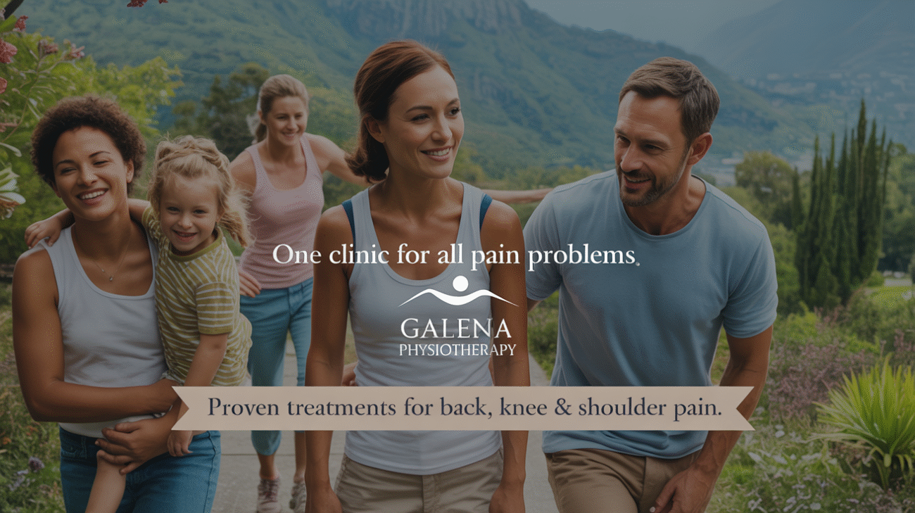 One Clinic for All Pain Problems – Galena Physiotherapy’s Proven Treatments for Back, Knee & Shoulder Pain