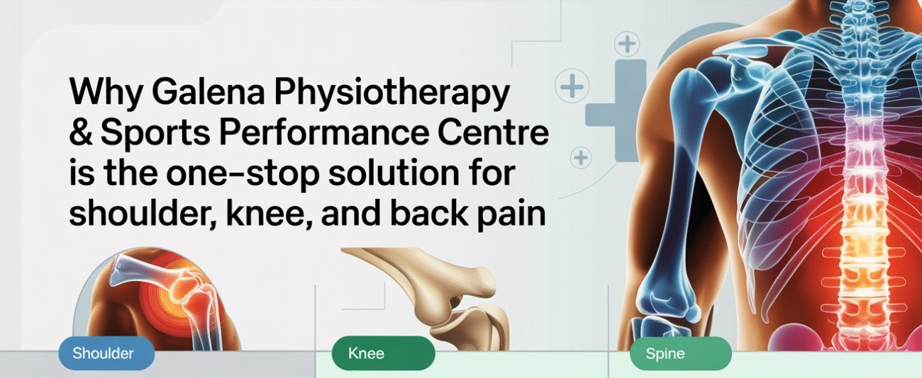Why Galena Physiotherapy & Sports Performance Centre Is the One-Stop Solution for Shoulder, Knee, and Back Pain